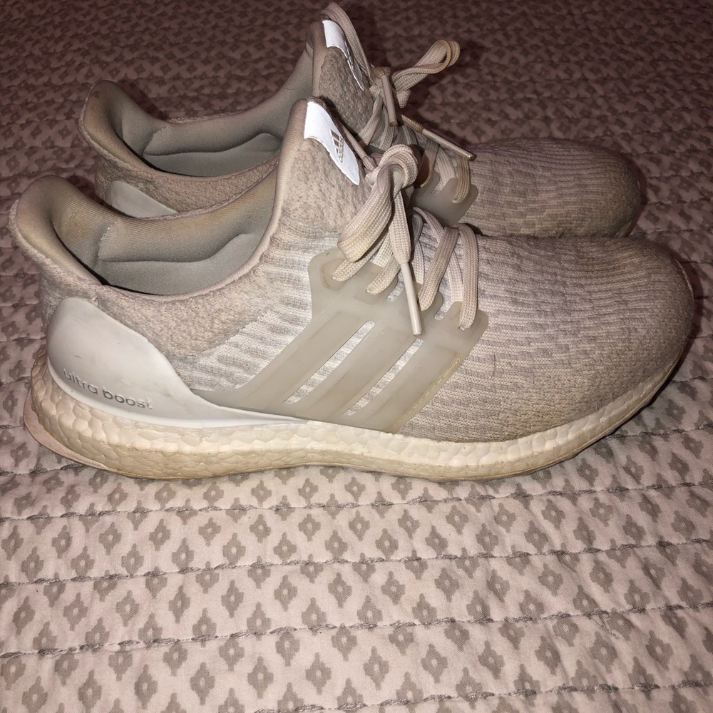 White Ultra Boosts